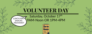 Invasive Species Workday October 17th